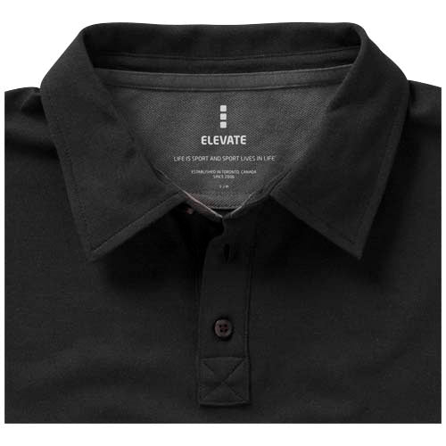 Polo de manga corta elástico