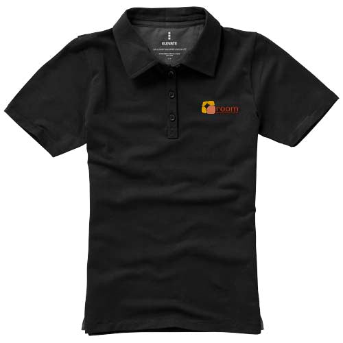 Polo de manga corta elástico