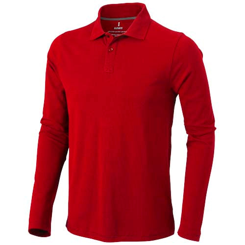 Polo de manga larga para hombre