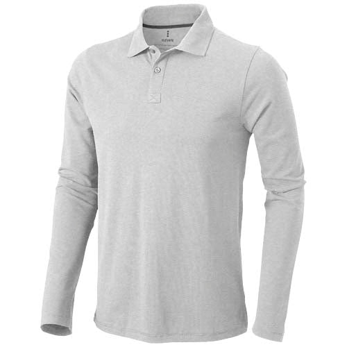 Polo de manga larga para hombre