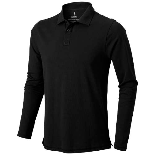 Polo de manga larga para hombre