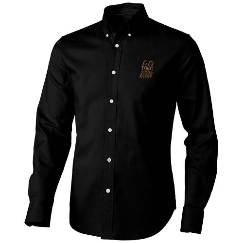 Camisa tipo Oxford de manga