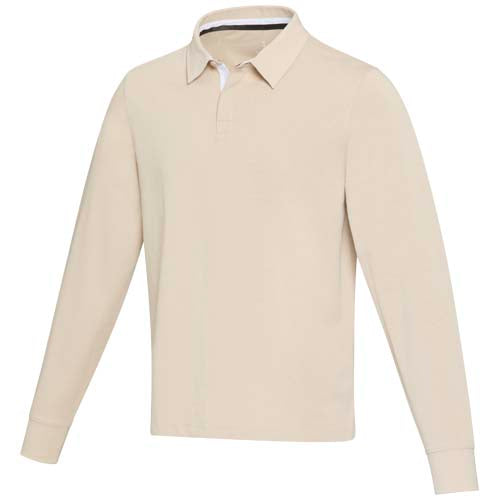 Sudadera tipo polo de rugby