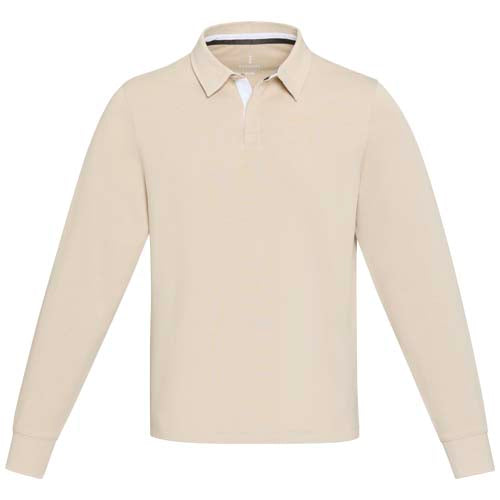 Sudadera tipo polo de rugby