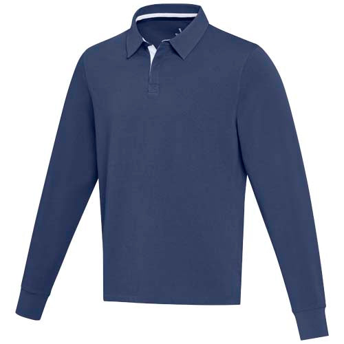 Sudadera tipo polo de rugby
