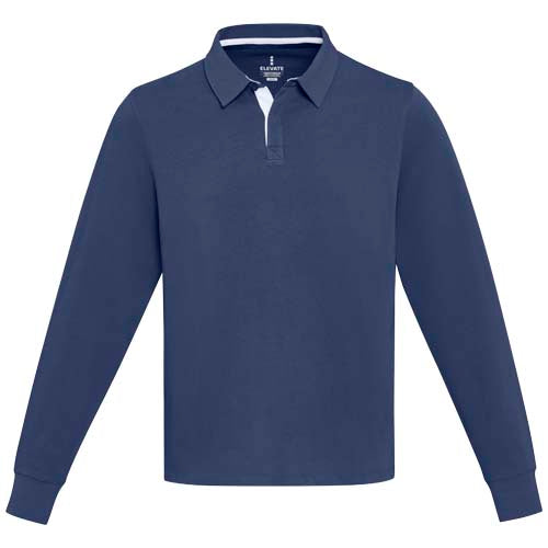 Sudadera tipo polo de rugby