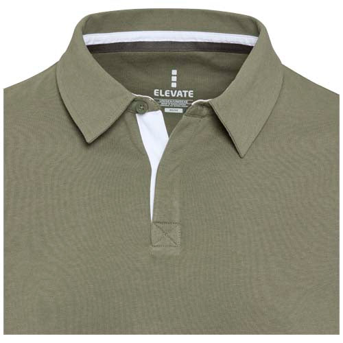 Sudadera tipo polo de rugby