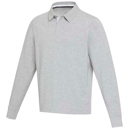 Sudadera tipo polo de rugby