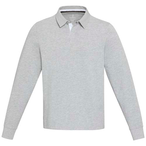 Sudadera tipo polo de rugby