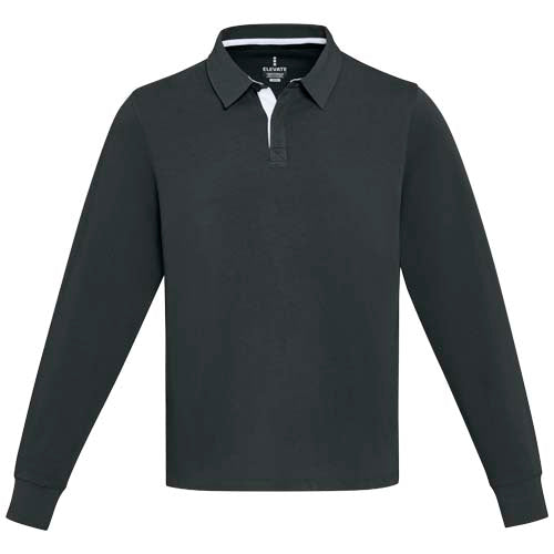 Sudadera tipo polo de rugby