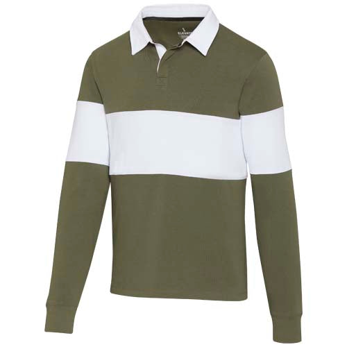 Sudadera tipo polo de rugby
