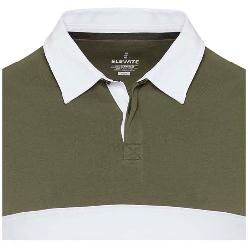 Sudadera tipo polo de rugby