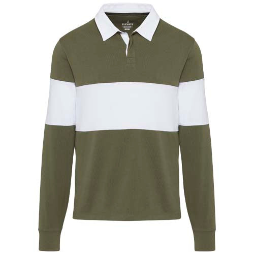 Sudadera tipo polo de rugby