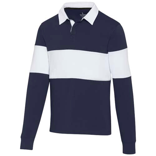 Sudadera tipo polo de rugby