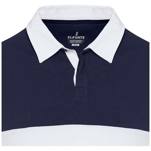 Sudadera tipo polo de rugby