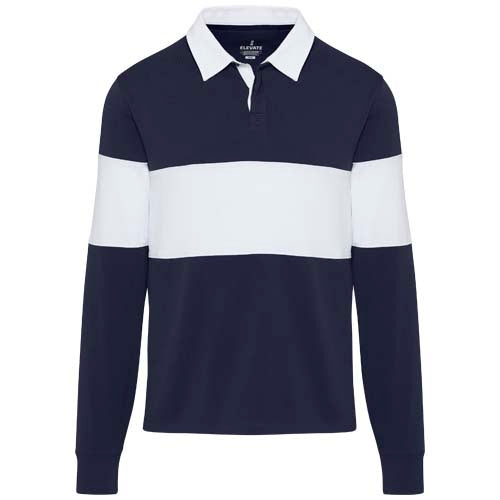 Sudadera tipo polo de rugby