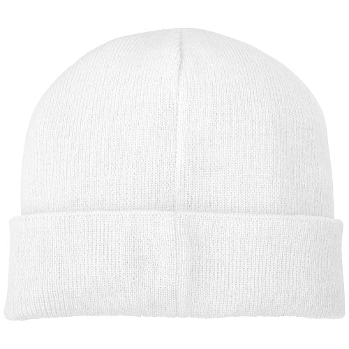 Gorro de lana con parche