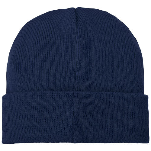 Gorro de lana con parche