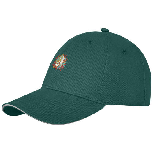 Gorra con ribete de 6