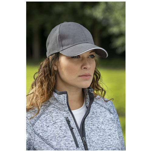 Gorra con ribete de 6