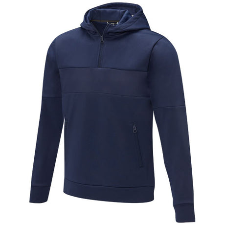 Jersey anorak con capucha con media cremallera para hombre