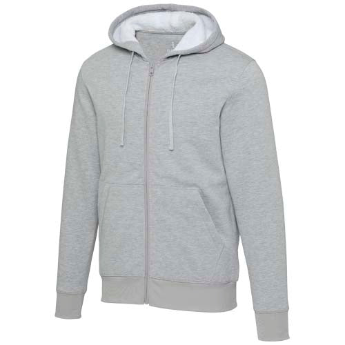 Sudadera sherpa con cremallera completa