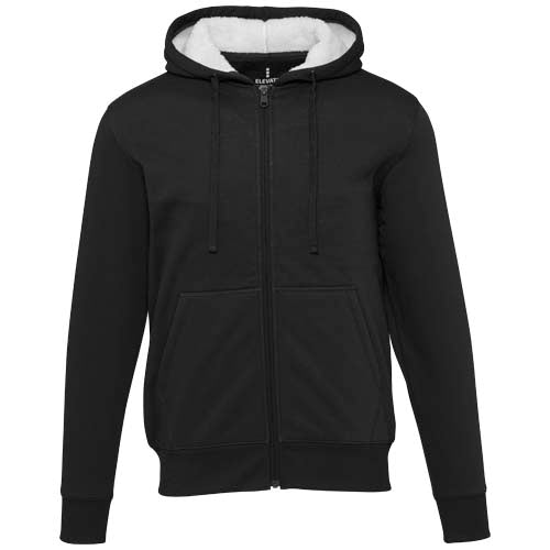 Sudadera sherpa con cremallera completa