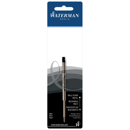 Waterman recambio de bolígrafo (tinta negra)
