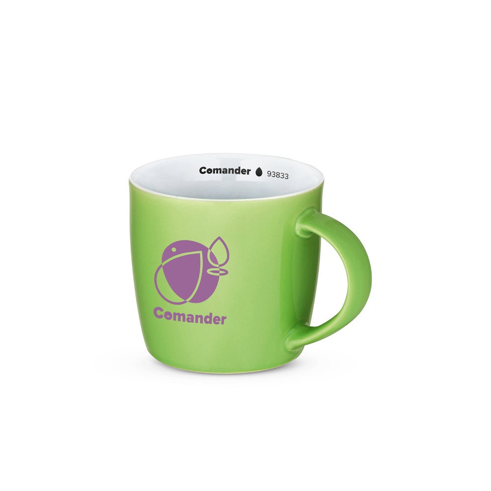 Taza de cerámica con acabado