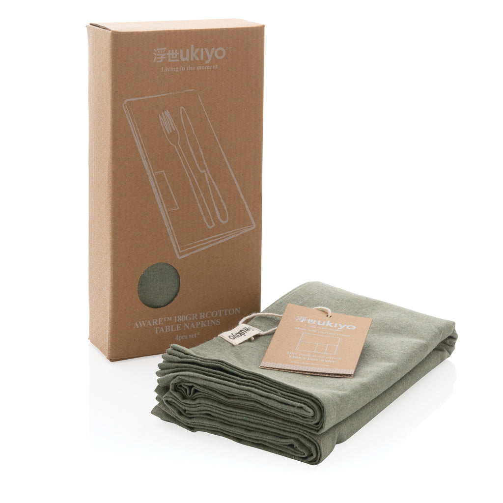 Set de 4 servilletas de
