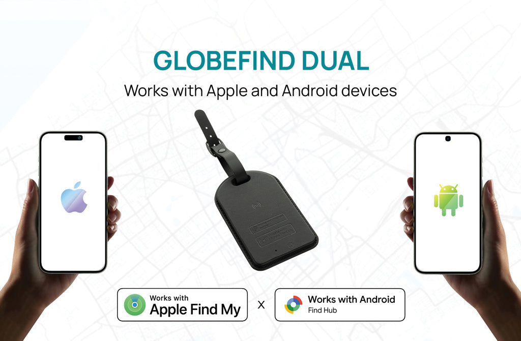 Etiqueta equipaje Globefind Dual RCS