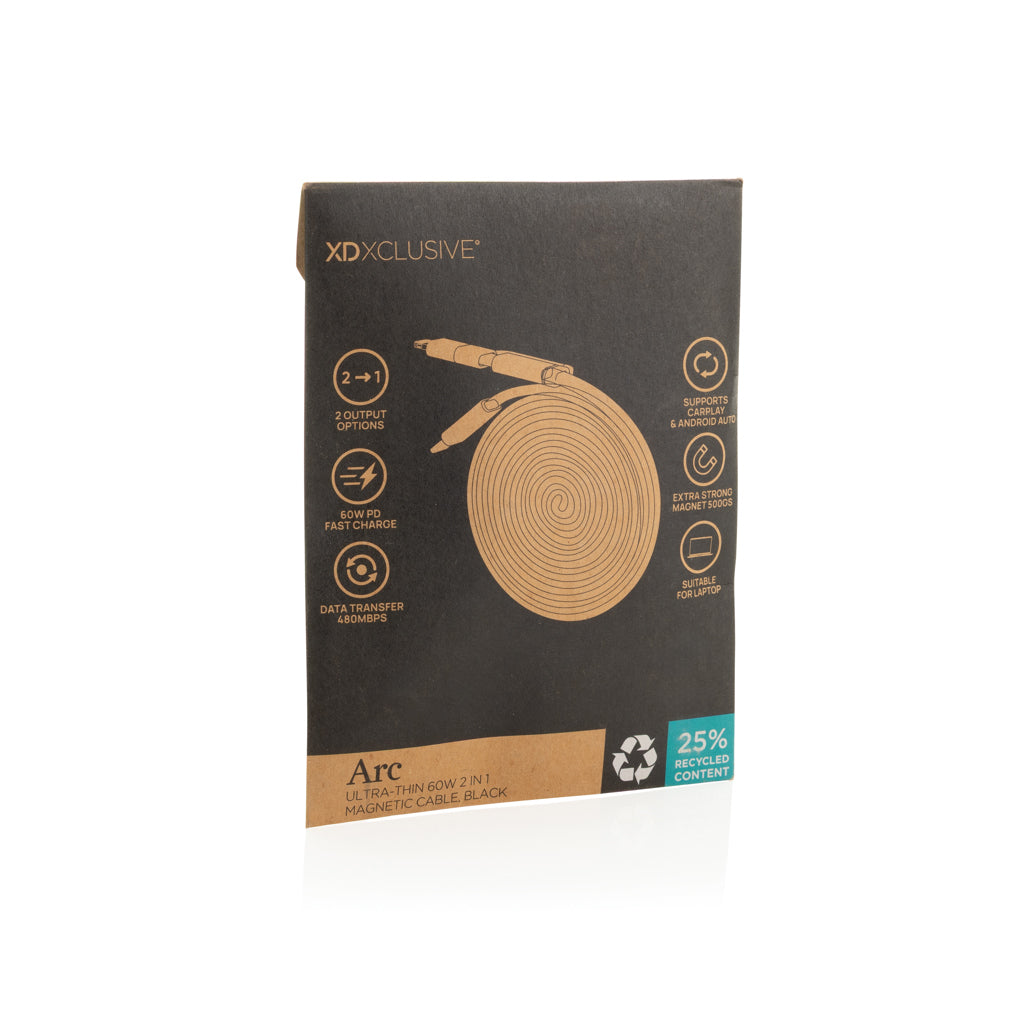 Cable magnético Arc 60W ultrafino