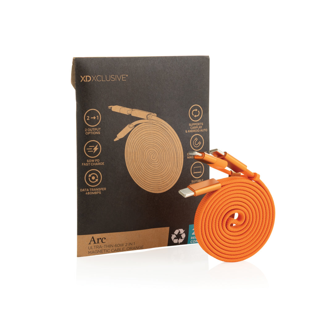 Cable magnético Arc 60W ultrafino