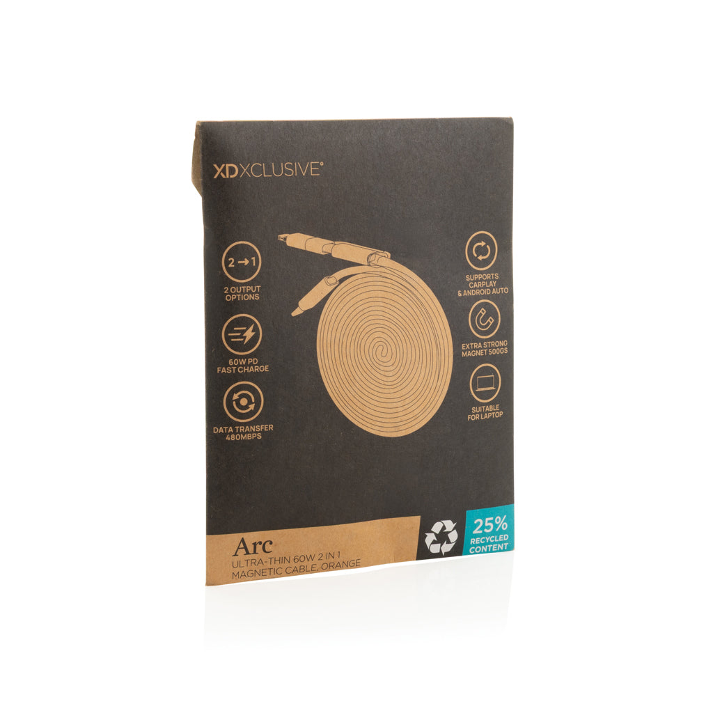 Cable magnético Arc 60W ultrafino
