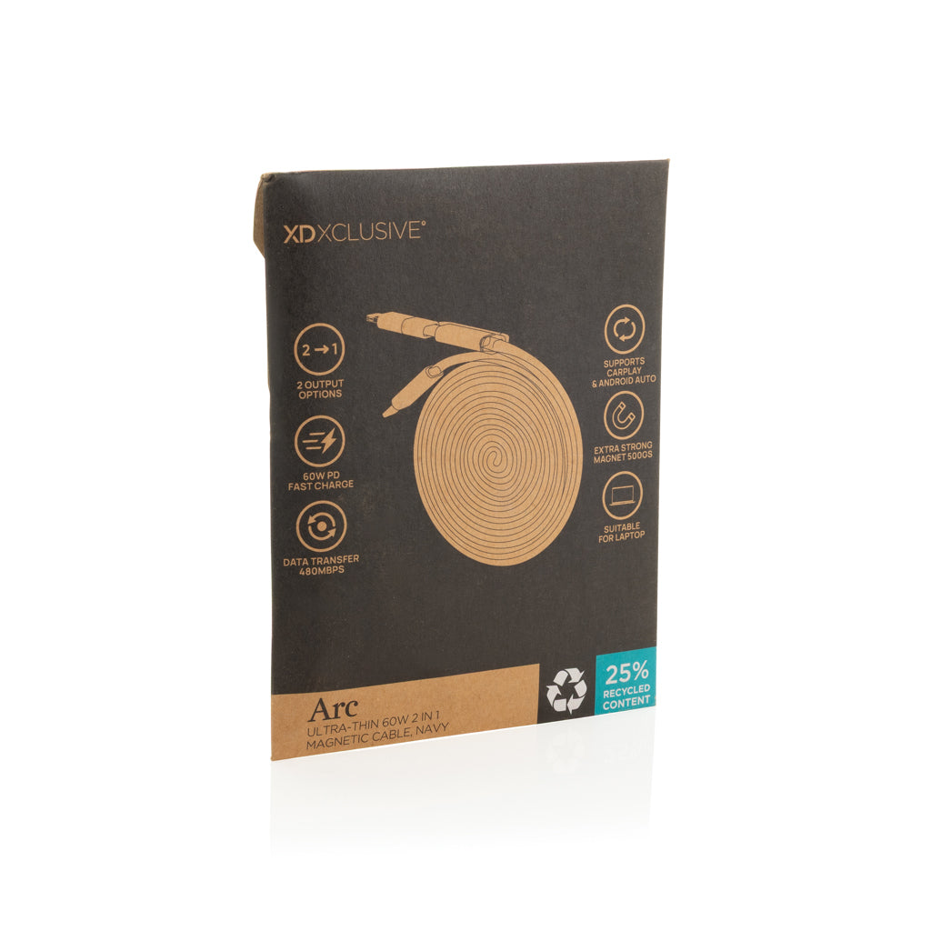 Cable magnético Arc 60W ultrafino
