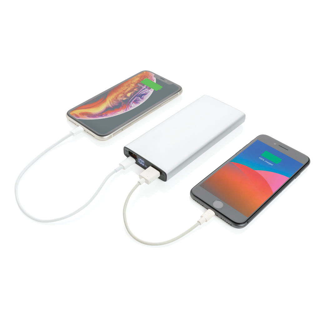 Powerbank PD aluminio 18W y