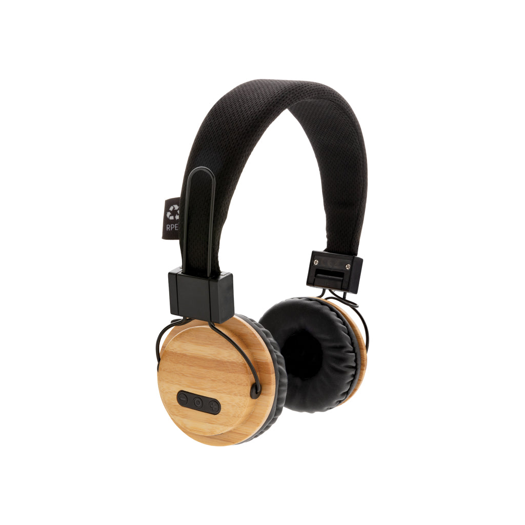 Auriculares inalámbricos bambú