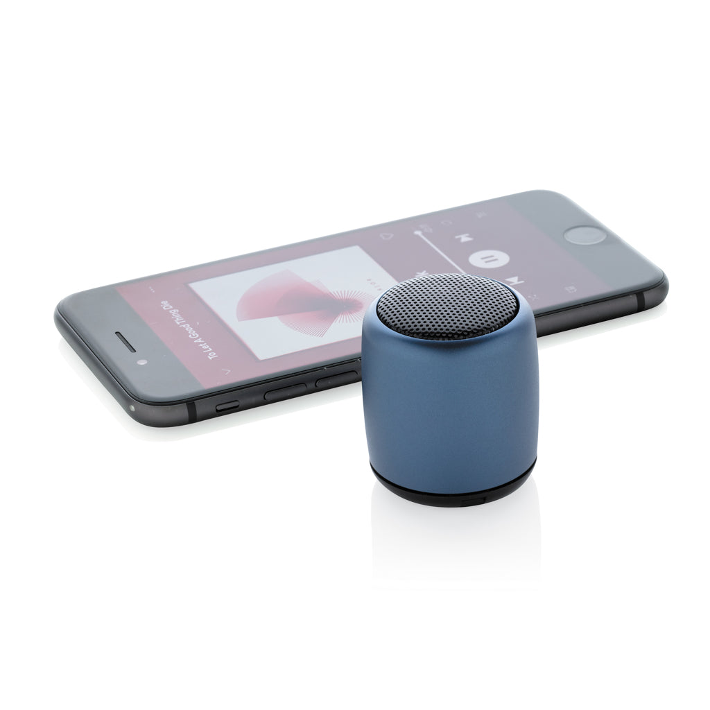 Mini altavoz inalámbrico de aluminio