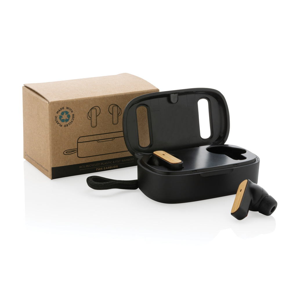 Auriculares TWS de plástico reciclado