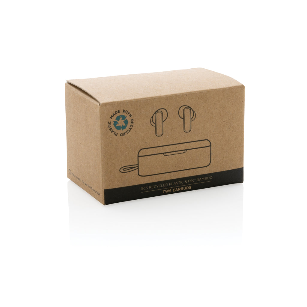 Auriculares TWS de plástico reciclado