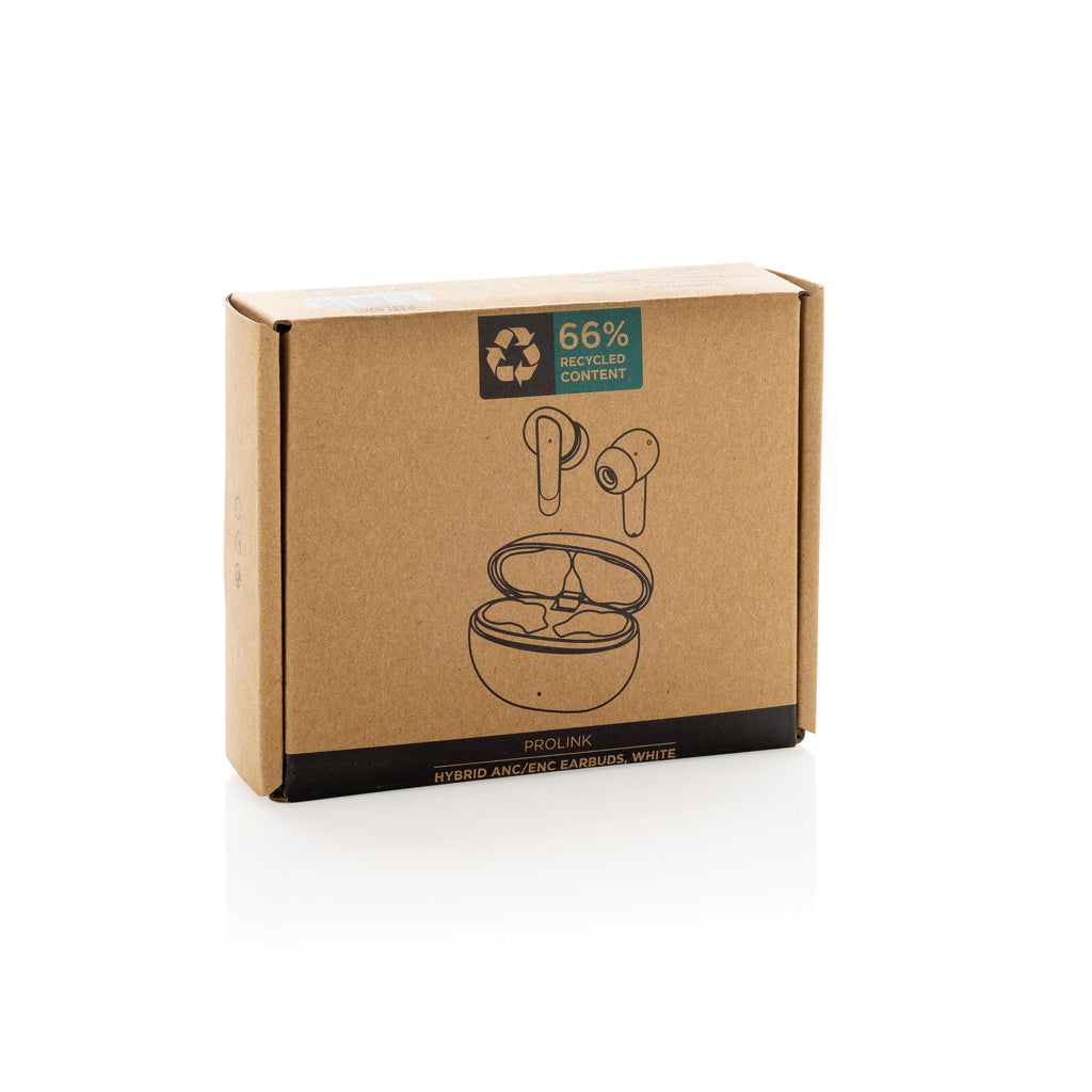 Auriculares híbridos Prolink ANC/ENC plástico