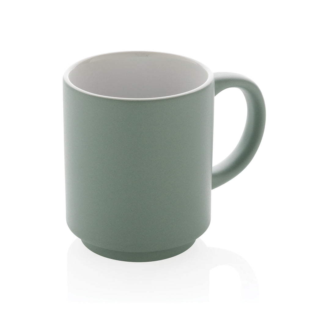 Taza apilable de cerámica 180ml