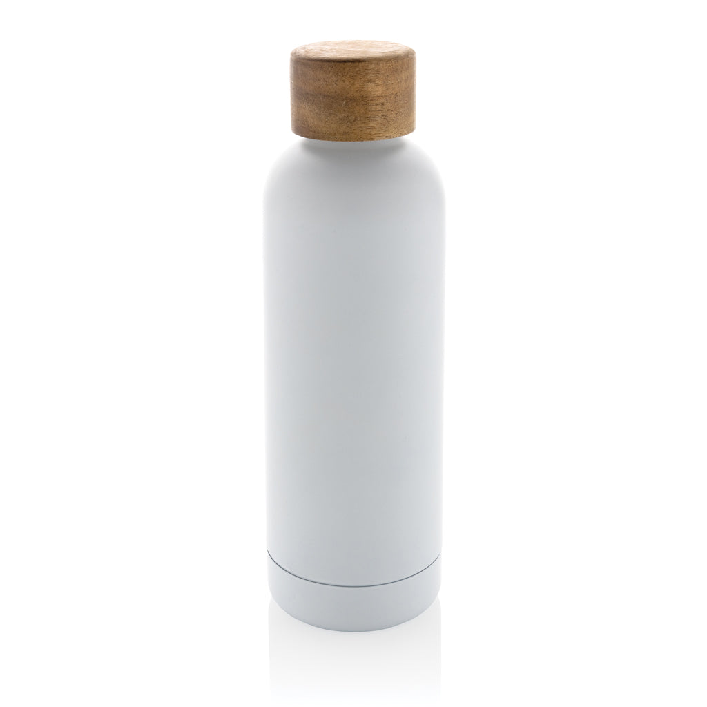 Botella Wood de acero inoxidable