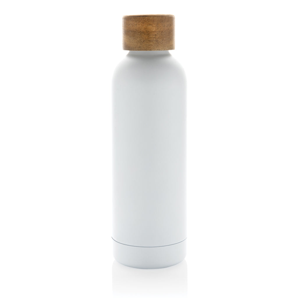 Botella Wood de acero inoxidable
