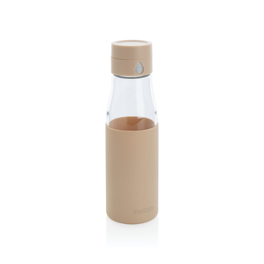 Botella de hidratación de vidrio Ukiyo con funda