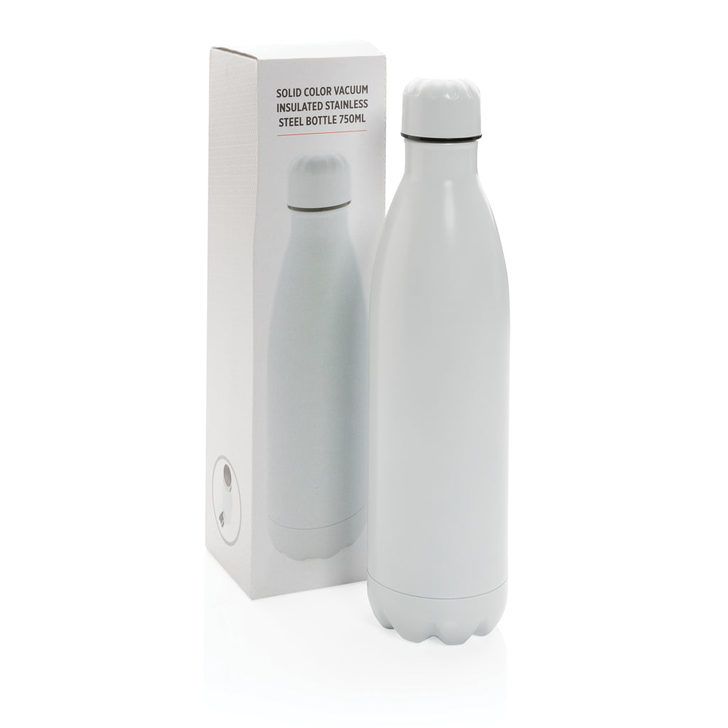 Botella de acero inoxidable al vacío de color sólido 750ml