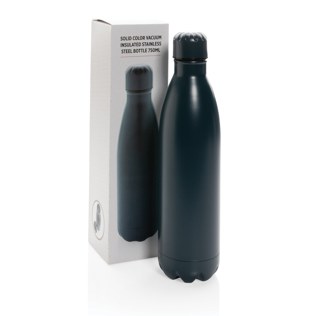 Botella de acero inoxidable al vacío de color sólido 750ml