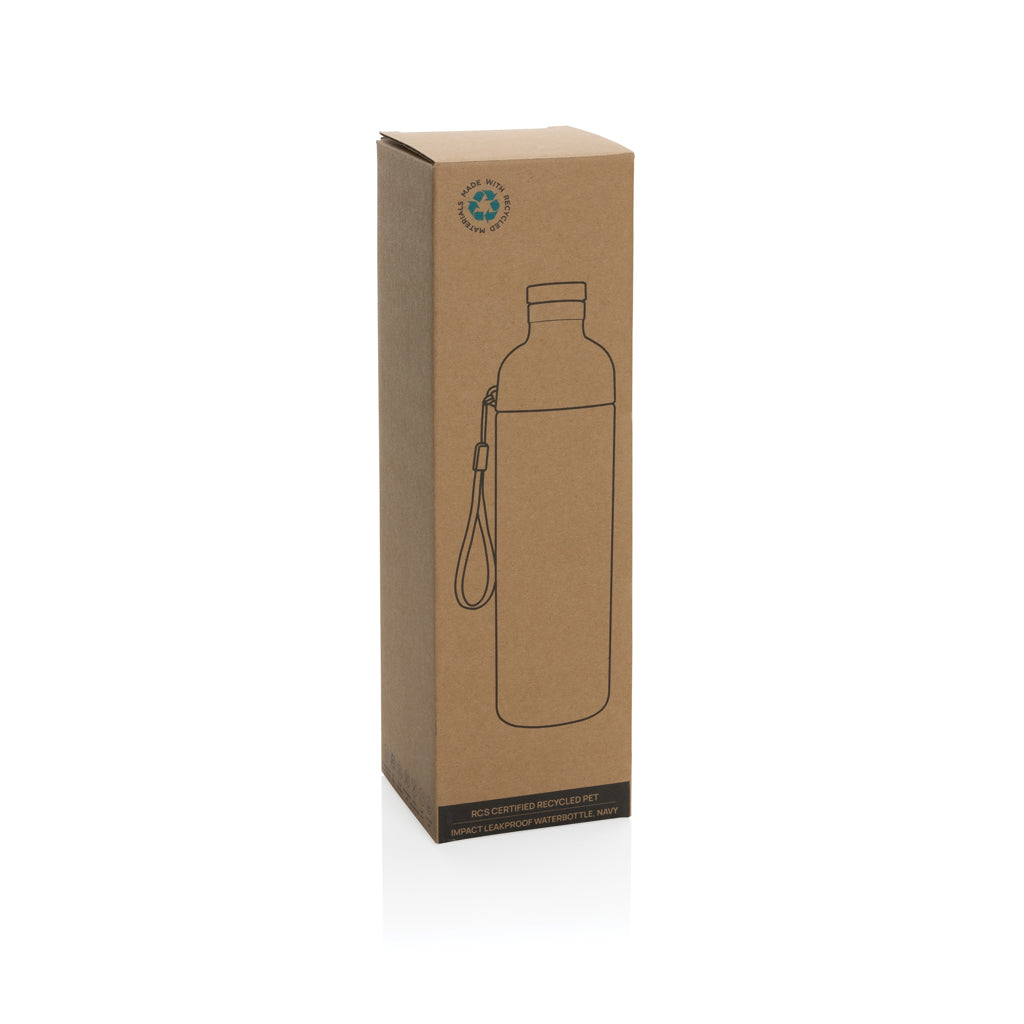 Botella de agua antigoteo PET reciclado Impact RCS 600 ml