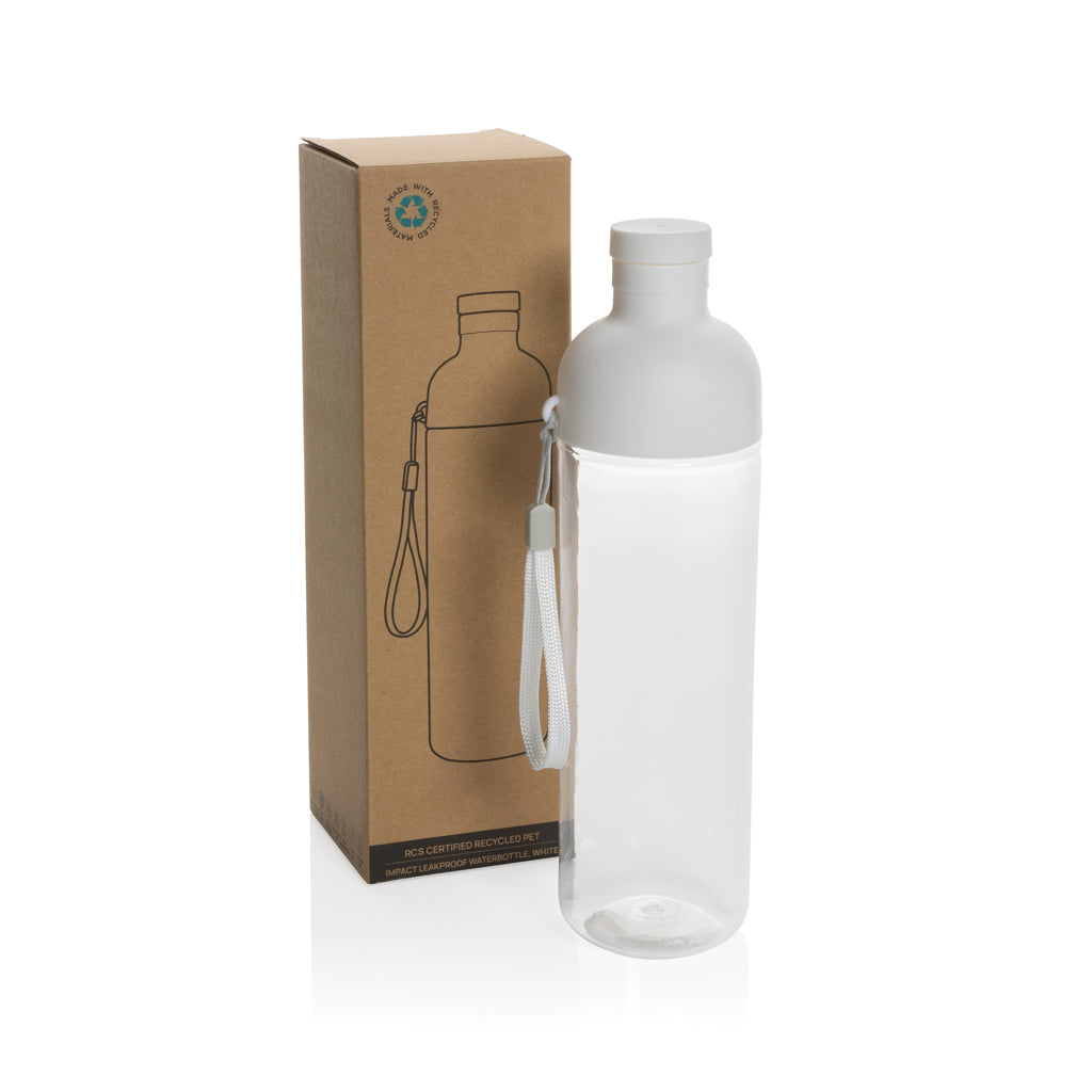 Botella de agua antigoteo PET reciclado Impact RCS 600 ml