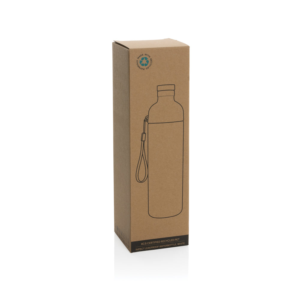 Botella de agua antigoteo PET reciclado Impact RCS 600 ml